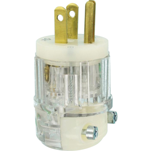 Hospital Grade Extension Plug, Nylon, 15 Amps, 125 V Equipment World