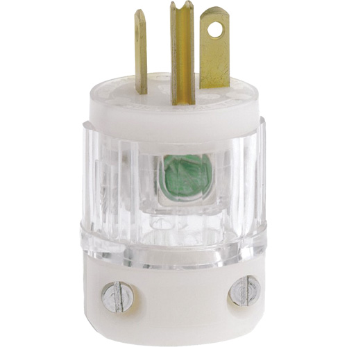 Hospital Grade Extension Plug, Nylon, 20 Amps, 125 V Equipment World