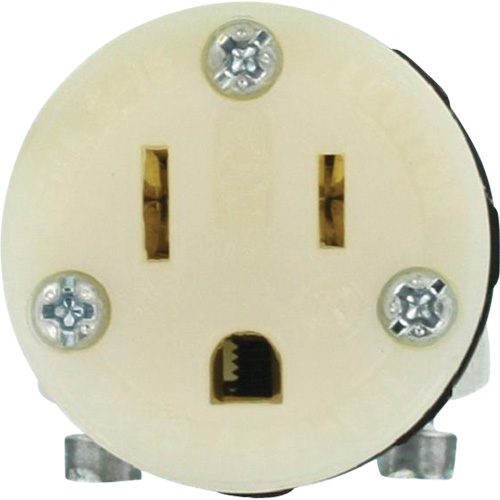 Hospital Grade Extension Plug Connector, 5-15R, Nylon Equipment World