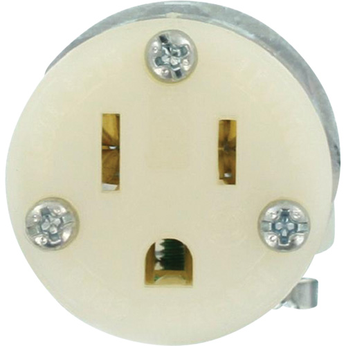Hospital Grade Extension Plug Connector, 5-15R, Nylon Equipment World