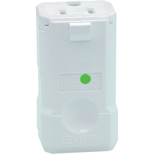 Hospital Grade Plug Connector, 5-15R, Nylon Equipment World