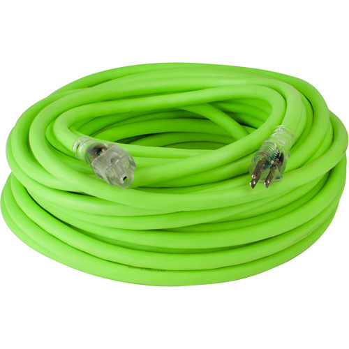 Flexzilla&reg; Pro Industrial Extension Cord, All-Weather, SJTW, 10/3 AWG, 15 A, 100' Equipment World