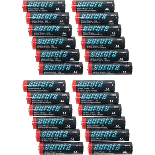 Alkaline Batteries, AA, 1.5 V Equipment World