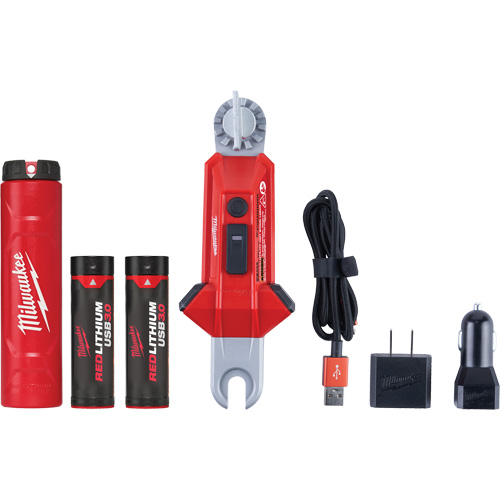REDLITHIUM USB Utility Hot Stick Light, LED, Rechargeable Batteries, Aluminum Equipment World