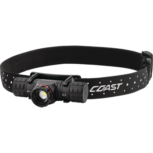XPH30R Headlamp, LED, 1000 Lumens, 41 Hrs. Run Time, Rechargeable/CR123 Batteries Equipment World