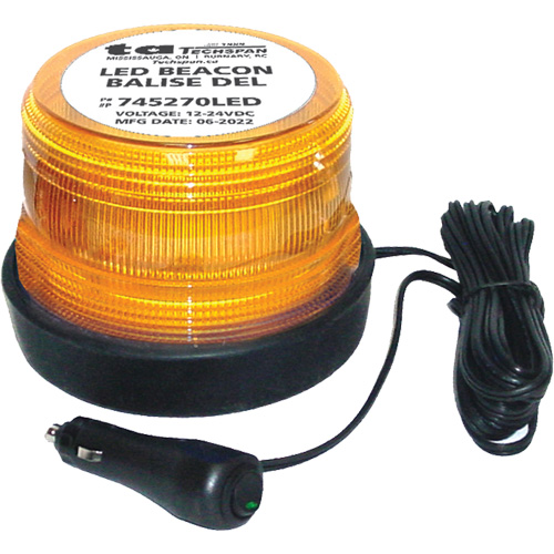 Junior Low Profile Warning Light, Strobe, Amber Equipment World