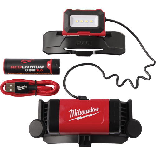 Bolt Redlithium USB Headlamp, LED, 600 Lumens, 4 Hrs. Run Time, Rechargeable Batteries Equipment World