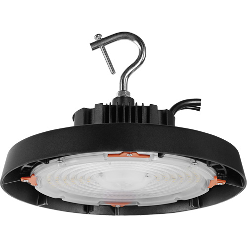 UFO High Bay Light, LED, 120 - 347 V, 100 W, 7.3" H x 11" W Equipment World