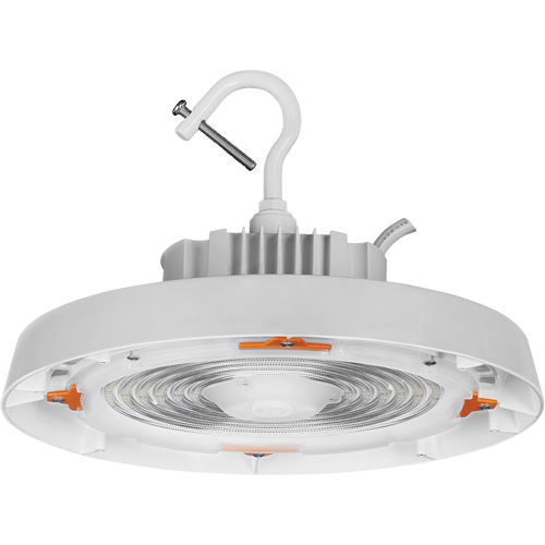 UFO High Bay Light, LED, 120 - 347 V, 150 W, 7.3" H x 11" W Equipment World