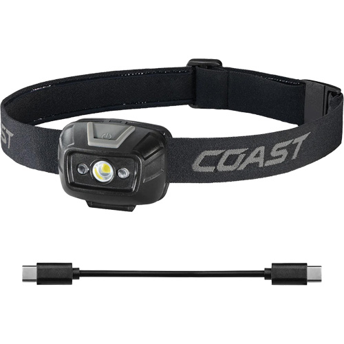 FL20R Dual Colour Wide Angle Flood Headlamp, LED, 520 Lumens, 2.5 Hrs. Run Time, Rechargeable Batteries Equipment World