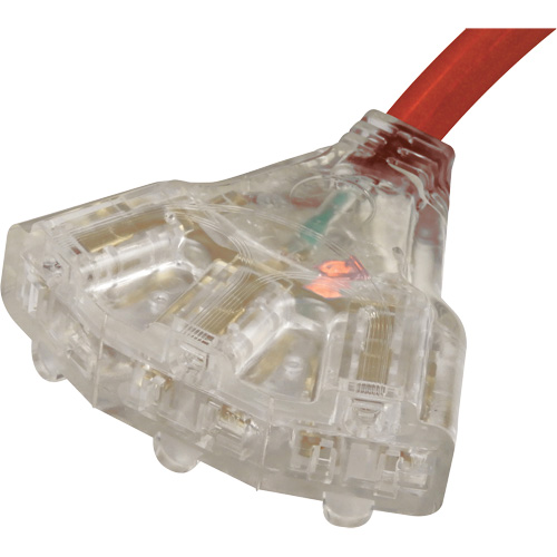 Generator Extension Cord with Tritap, STW, 10 AWG, 3 Outlet(s), 25' Equipment World