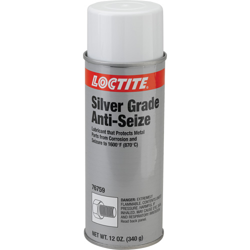 Silver Grade Anti-Seize, Aerosol Can, 1600°F (871°C) Max. Temp. Equipment World