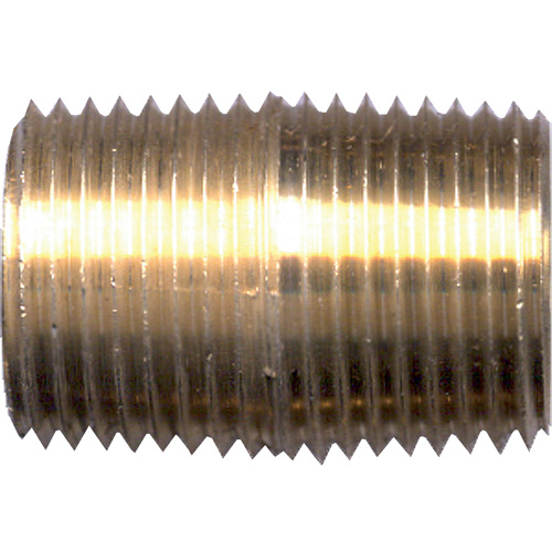 Close Nipple, Brass, 3/4", NPT Equipment World