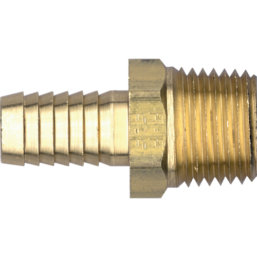 Male Pipe Hose Barb Fitting, Brass Equipment World