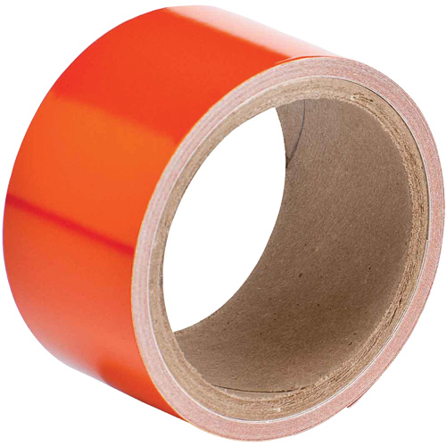 Reflective Marking Tape, 2" x 15', Acrylic, Orange Equipment World