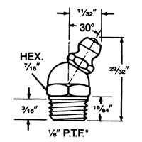 Raccord, Filetage de 1/8" Equipment World