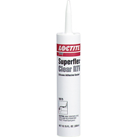 Superflex RTV Silicone Adhesive Sealant, Cartridge, White Equipment World