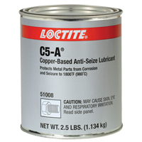 Loctite&reg; 8008 C5-A Copper Anti-Seize Lubricant, 2.5 lbs., Can, 1800°F (982°C) Max Temp. Equipment World