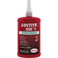 Loctite&reg; 638 Retaining Compound, 250 ml, Bottle, Green Equipment World