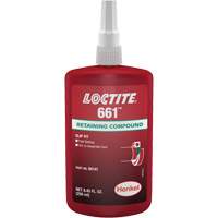 Loctite&reg; 661 Retaining Compound, 250 ml, Bottle, Yellow Equipment World
