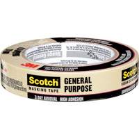 Ruban-cache &agrave; usage g&eacute;n&eacute;ral 2020 Scotch 2020, 24 mm (1") x 55 m (180'), Havane Equipment World