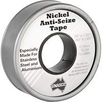 Nickel Anti-Seize Tape, 590" L x 1/2" W, Silver Equipment World