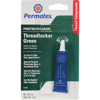Penetrating Grade Threadlocker, Green, Medium, 6 ml, Tube Equipment World