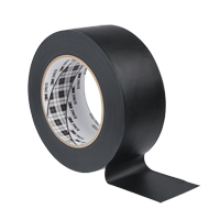 Rubans adh&eacute;sifs en vinyle 3903, 1245 mm (49") la x 46 m (151') lo, 6,5 mils, Noir Equipment World