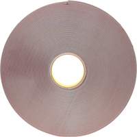 VHB Tape, 33 m (108') L x 25.4 mm (1") W, 91 mils, Acrylic Equipment World