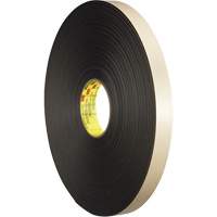 Double-Coated Foam Tape, 66 m (216') L x 12.7 mm (1/2") W, 31 mils, Polyethylene Equipment World