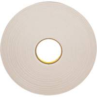 Ruban double face en mousse, 66 m (216') lo x 12,7 mm (1/2") la, 31 mils, Poly&eacute;thyl&egrave;ne Equipment World
