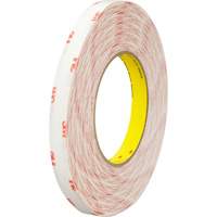 Ruban double face en textile 9456, 25,4 mm (1") x 66 m (216'), Transparent Equipment World