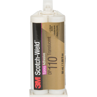 Scotch-Weld Adhesive, 1.64 fl. oz., Dual Cartridge, Two-Part, Clear Equipment World