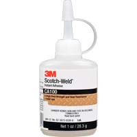 Scotch-Weld™ Instant Adhesive CA100, Off-White, Bottle, 1 oz. AMB329 | Equipment World
