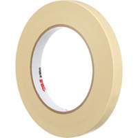 Masking Tape, 12 mm (1/2") x 55 m (180'), Beige Equipment World