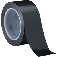 Ruban en vinyle 471, 12 mm (1/2") la x 32,9 m (108') lo, 5,3 mils, Noir Equipment World