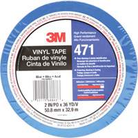 Ruban en vinyle 471, 50,8 mm (2") la x 32,9 m (108') lo, 5,2 mils, Bleu Equipment World