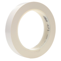 471 Vinyl Tape, 25.4 mm (1") W x 32.9 m (108') L, 5.3 mils, White Equipment World
