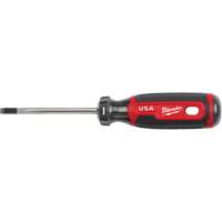 Cabinet Screwdriver, 3/16" Tip, Round, 170 mm L, Cushion Grip Handle Equipment World