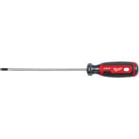 Cabinet Screwdriver, 3/16" Tip, Round, 254 mm L, Cushion Grip Handle Equipment World