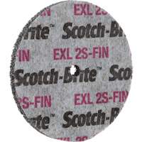 Meule homog&egrave;ne Scotch-Brite EXL, 3" x 1/2", Arbre de 1/4" Equipment World