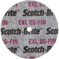 Meule homog&egrave;ne Scotch-Brite EXL, 3" x 1/2", Arbre de 1/4" Equipment World