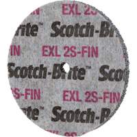 Meule homog&egrave;ne Scotch-Brite EXL, 3" x 1/2", Arbre de 1/4" Equipment World
