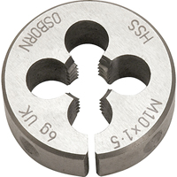 Fili&egrave;re ronde segment&eacute;e, Filet de M10 X 1,5, Acier rapide Equipment World