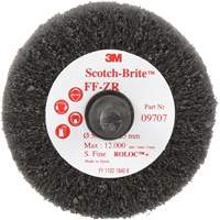 Scotch-Brite Cut & Polish Flap Brush, Aluminum Oxide, Fine Grit, 2" x 1" x 1/4" Equipment World