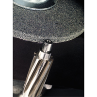 Scotch-Brite EXL Unitized Deburring Wheels, 1" x 1", 3/16" Arbor, 2A Grit, Aluminum Oxide Equipment World