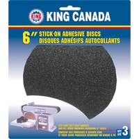 Disque de ponçage pour le bois, 6" dia., Grain 60 Equipment World