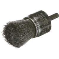 Crimped Wire End Brush, 1", 0.005 Fill Equipment World