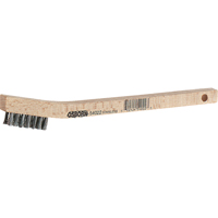 Small Cleaning Scratch Brushes, Stainless Steel, 3 x 7 Wire Rows, 7-3/4" Long Equipment World