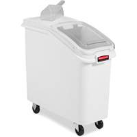 Mobile Ingredient Bins with Sliding Lid, 2.75 cu. ft. Capacity, 28" H x 13-13/100" W x 29-1/4" D Equipment World